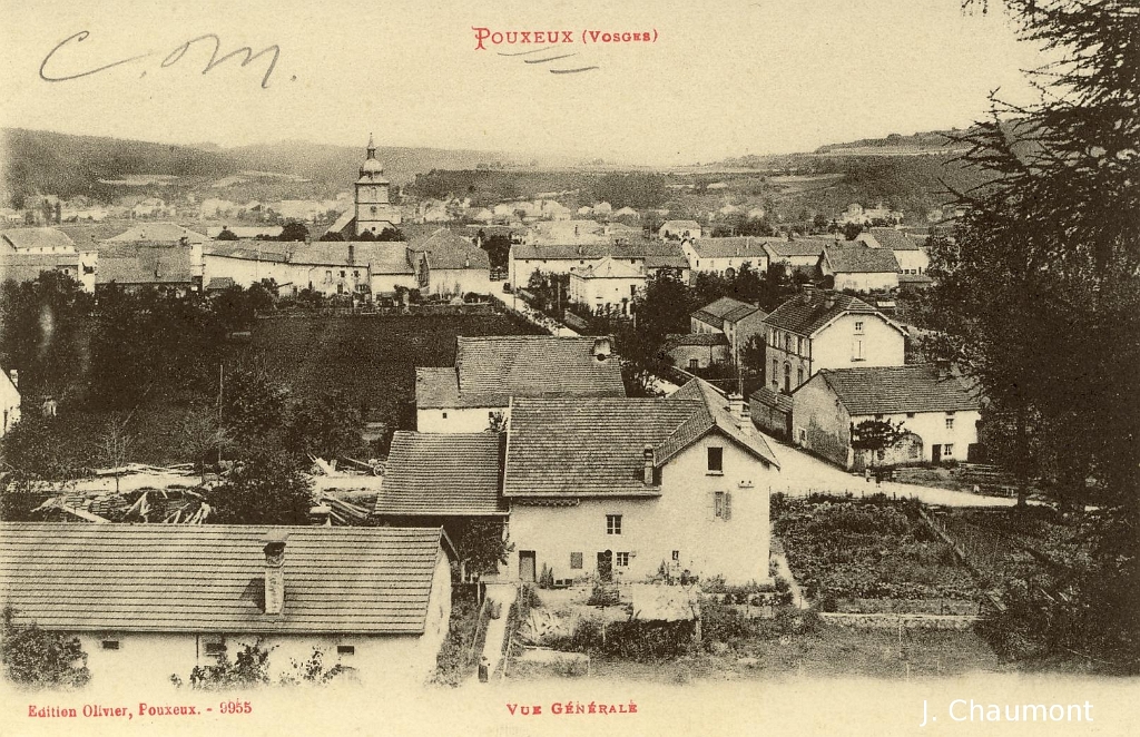 Pouxeux/Pouxeux Vue Générale